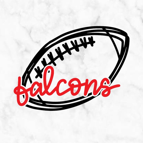 Atlanta Falcons Football Vinyl Decal, Car Deal, Car Sticker, Laptop, Window Decal, Window Sticker, Tumbler, Sticker