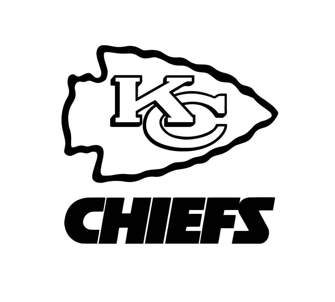 Kansas City Chiefs Logo Vinyl Car Decal Sticker Laptop iPad Etsy