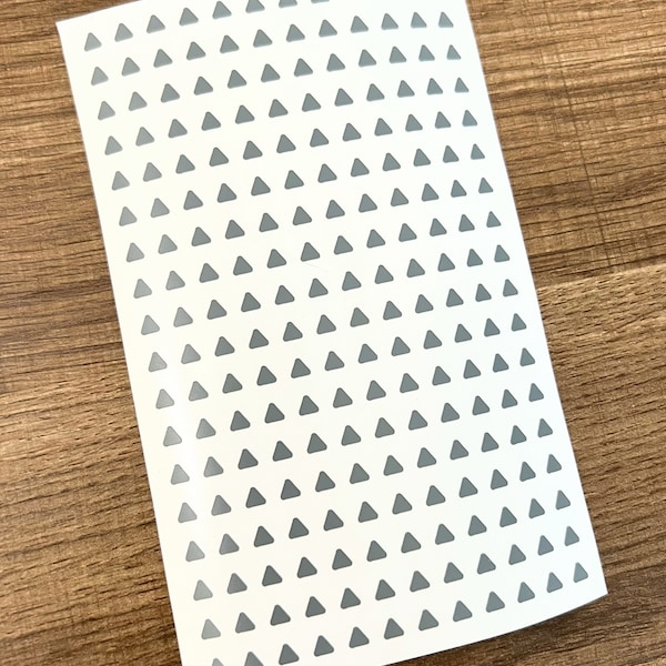 4mm Triangle Sticker Sheet | Small Stickers | Arrow Stickers | BuJo Stickers | Planner | Calendar | Vinyl