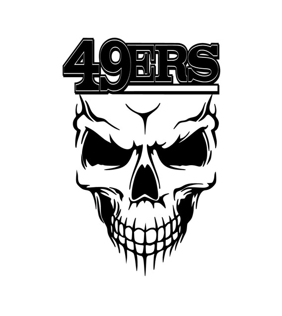 San Francisco 49ers Skull Logo