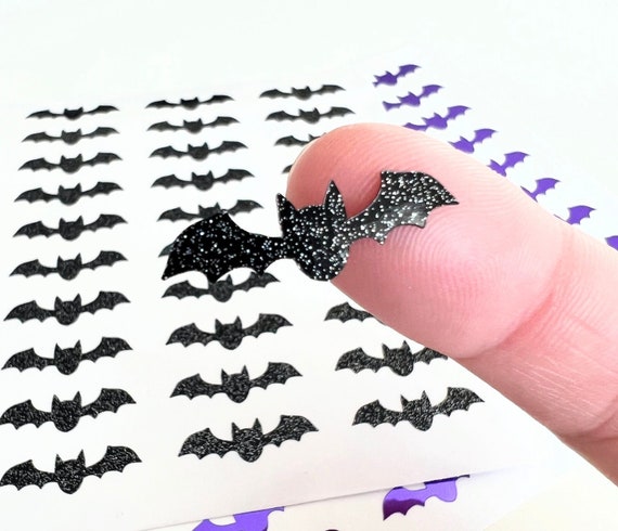 1 Inch Mini Bat Sticker Sheet 25mm