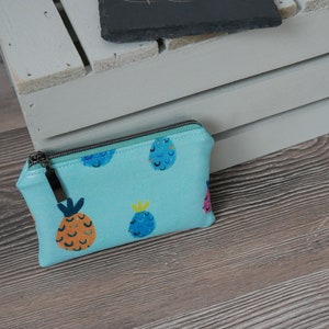 Kleines Täschchen / Geldbeutel Ananas für Kinder und Erwachsene