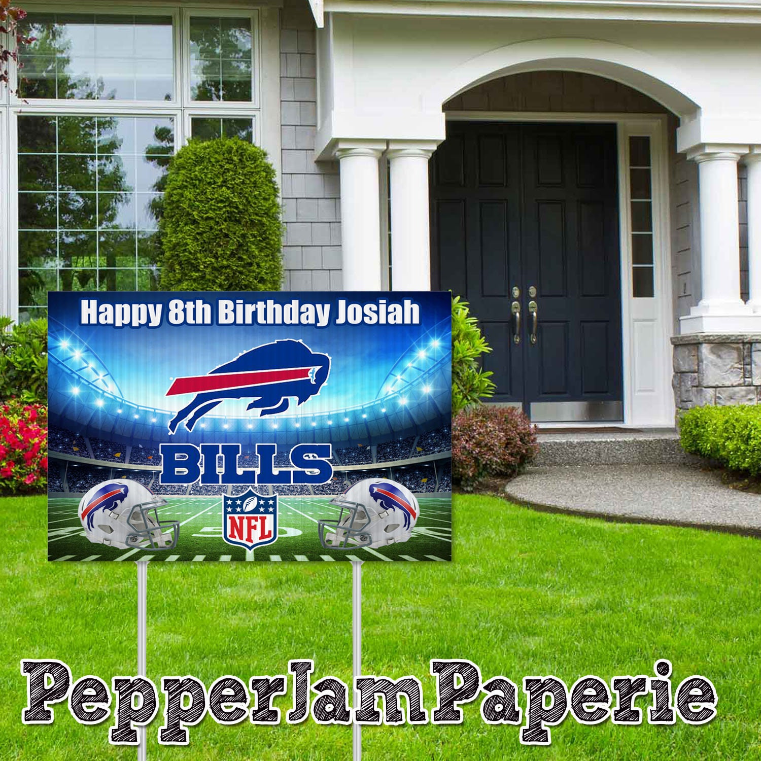 Buffalo bills Corrugated Indoor/Outdoor Yard Sign Etsy
