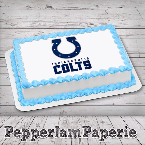 Edible Cake Topper & Cupcake Topper Indianapolis Colts 