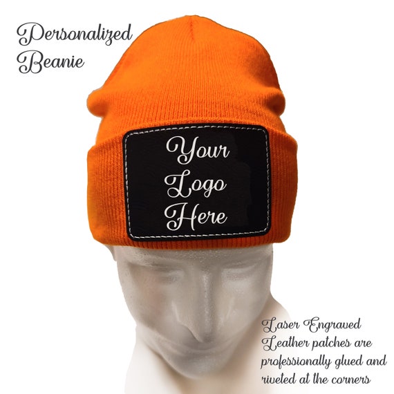 Custom Monogram Beanie Hat Personalized Beanie Hat Winter 