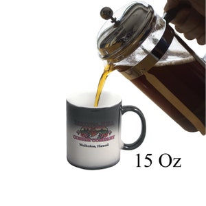Personalisierte Farbwechsel Kaffeetasse - Benutzerdefiniertes Foto oder Logo, 15 Unze