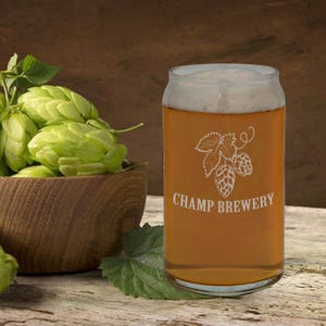 Customize it your way | Bring your own design to be personalized | Personalized Pint Beer Glass | Personalized Can shape Beer Glass | Custom