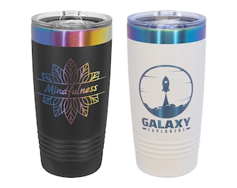 Personalized Prism ION-Plated Tumbler: 20 oz Stainless Steel Mug