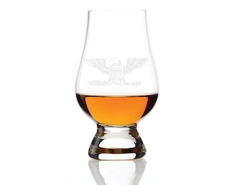 Personalized Glencairn Whisky Glass: Custom Laser Etched Scotch Glass