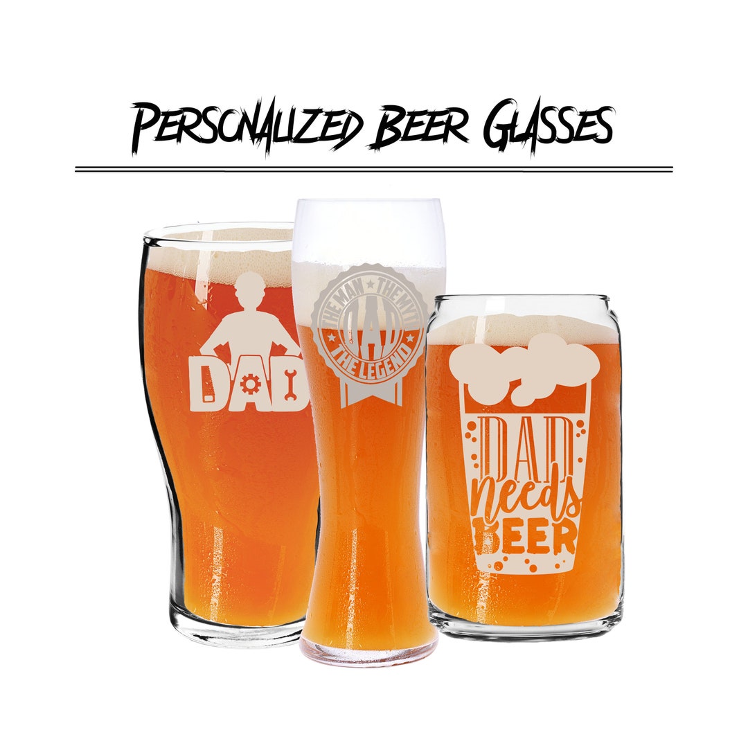 Personalized Beer Glass Personalize Pilsner Glass personalized Pint ...