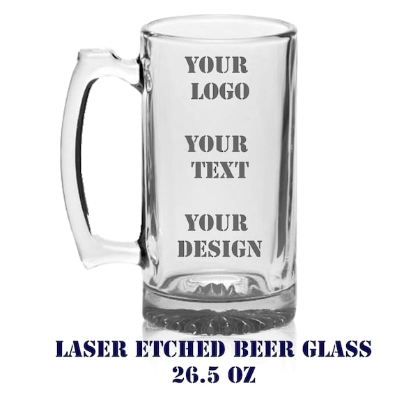 Personalized Beer Mug Jumbo Beer Mug 26.5Oz Laser etched Etsy