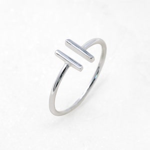 Sterling Silver Ring, Adjustable Ring Silver, Stacking Ring Silver, 925 Sterling Silver, Gift For Her, Rings for Stacking,Modern Ring Silver