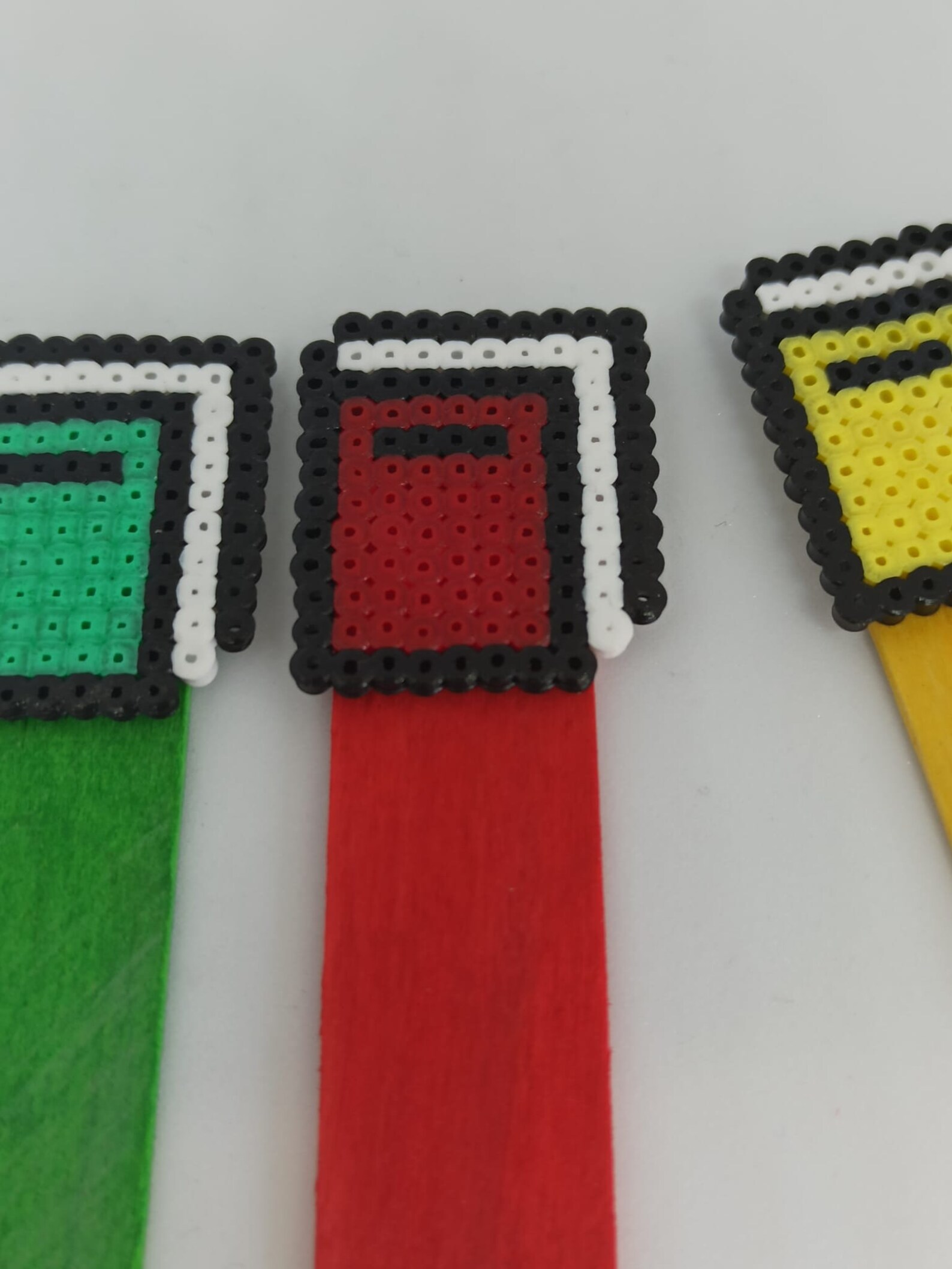 Bookmark book books handmade hama beads perler pixel Etsy