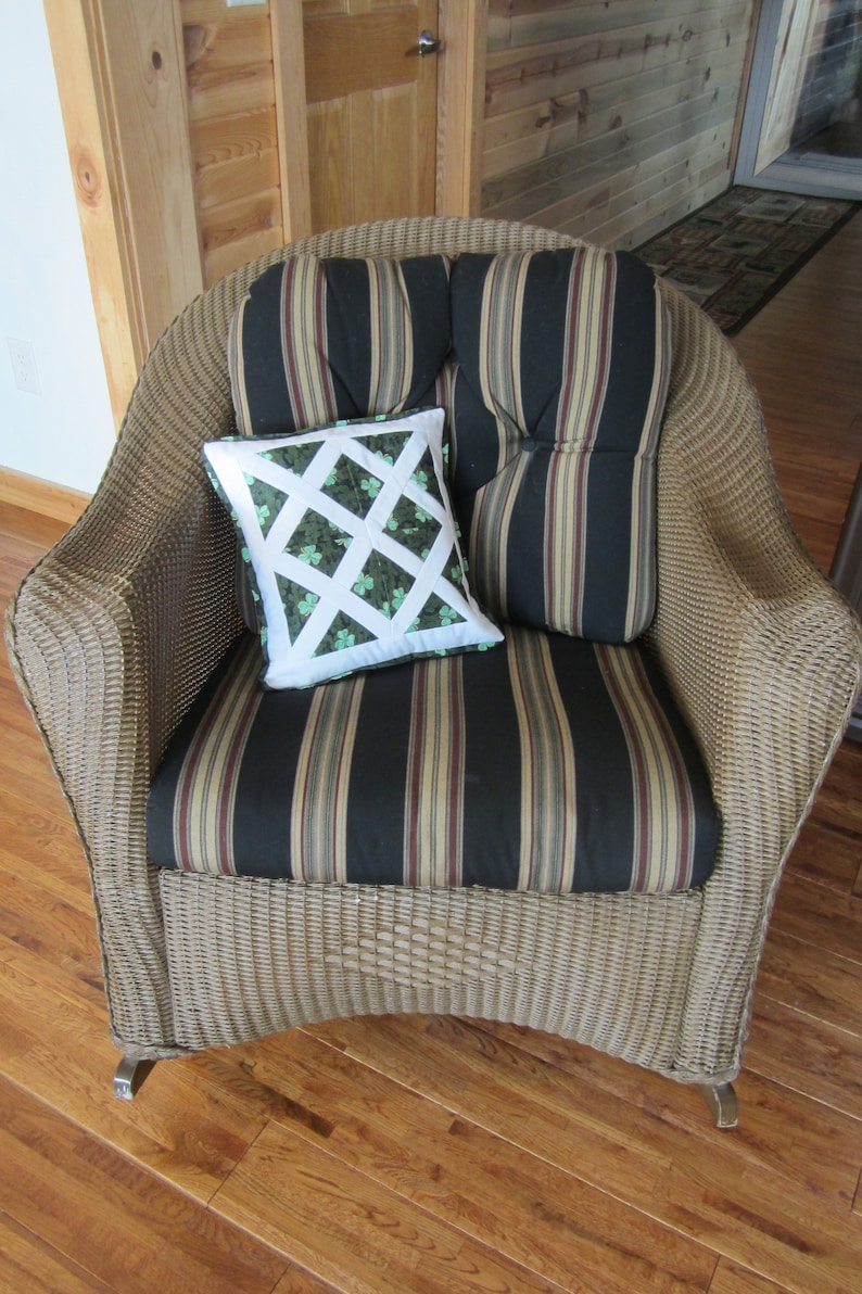 Luck Of The Irish Pair Of Quilted Pillows Decor For St Patricks Day