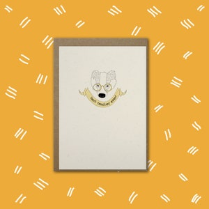 Miglior insegnante mai carta / Personalizzato nome insegnante / Illustrato A6 Biglietto d'auguri / Eco Friendly