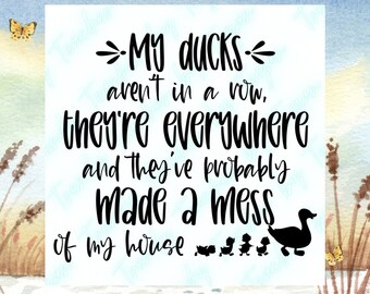 Mom SVG, My Ducks Funny Mom SVG, PNG, jpg
