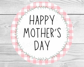 Mother's Day Cookie Tags - Printable Mother's Day Cookie Tags - Happy Mother's Day Cookie Tag - Cookie Tags - Round Cookie Tags - Cookie Tag