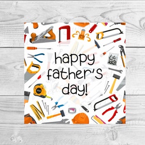 Father&#39;s Day Cookie Tags - Happy Father&#39;s Day Cookie Tag - Cookie Tags - Cookie Tag - Square Cookie Tag - Father&#39;s Day Cookie Tag - Dad Tag