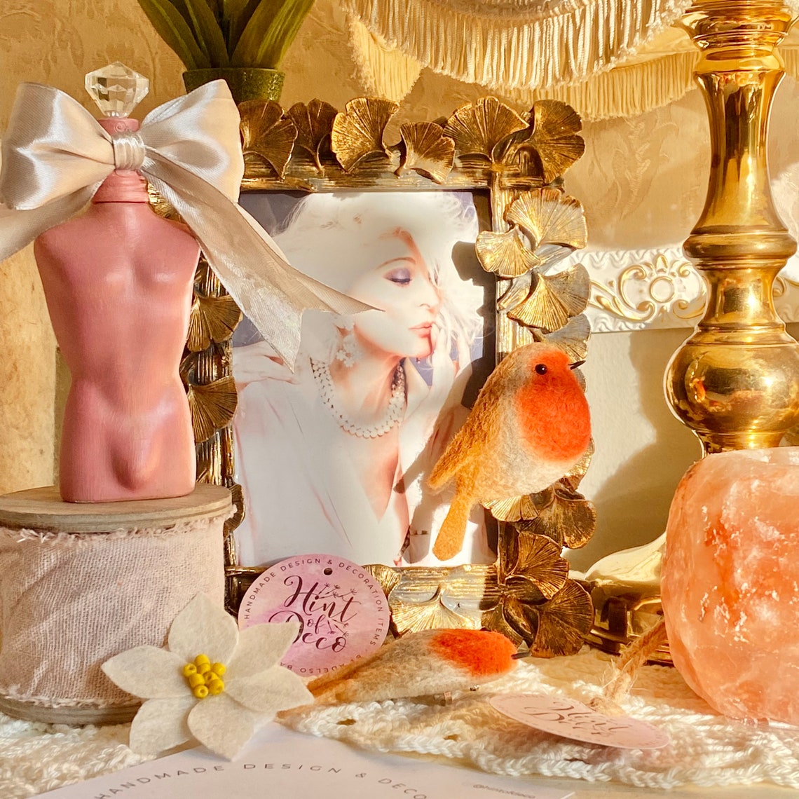 Eichhörnchen Brosche aus Wolle Handgefertigt, Deutschland Produziert von Adelso Bausdorf, Online-Shop Hint of Deco