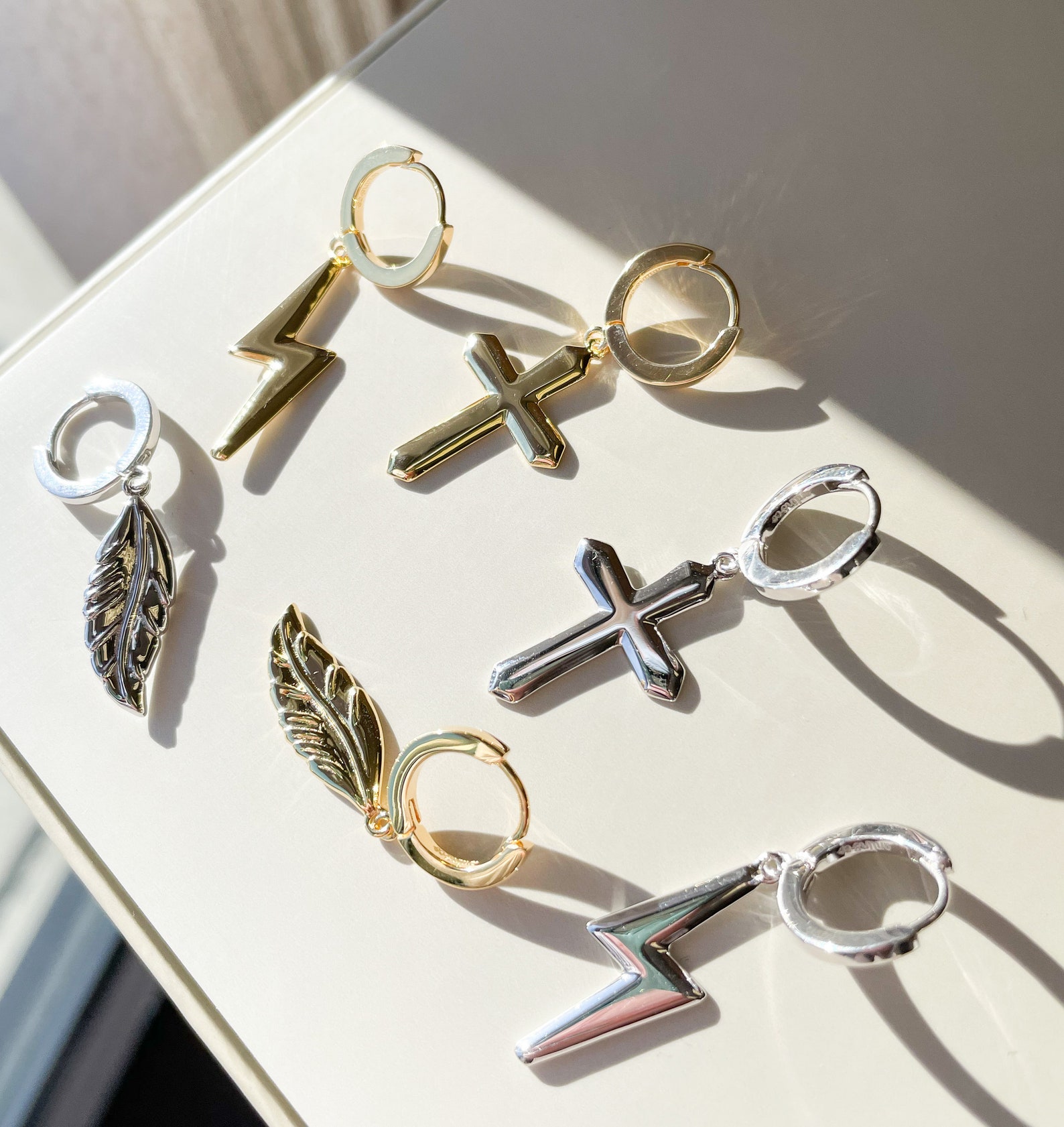 Korean dangle earrings Clearance