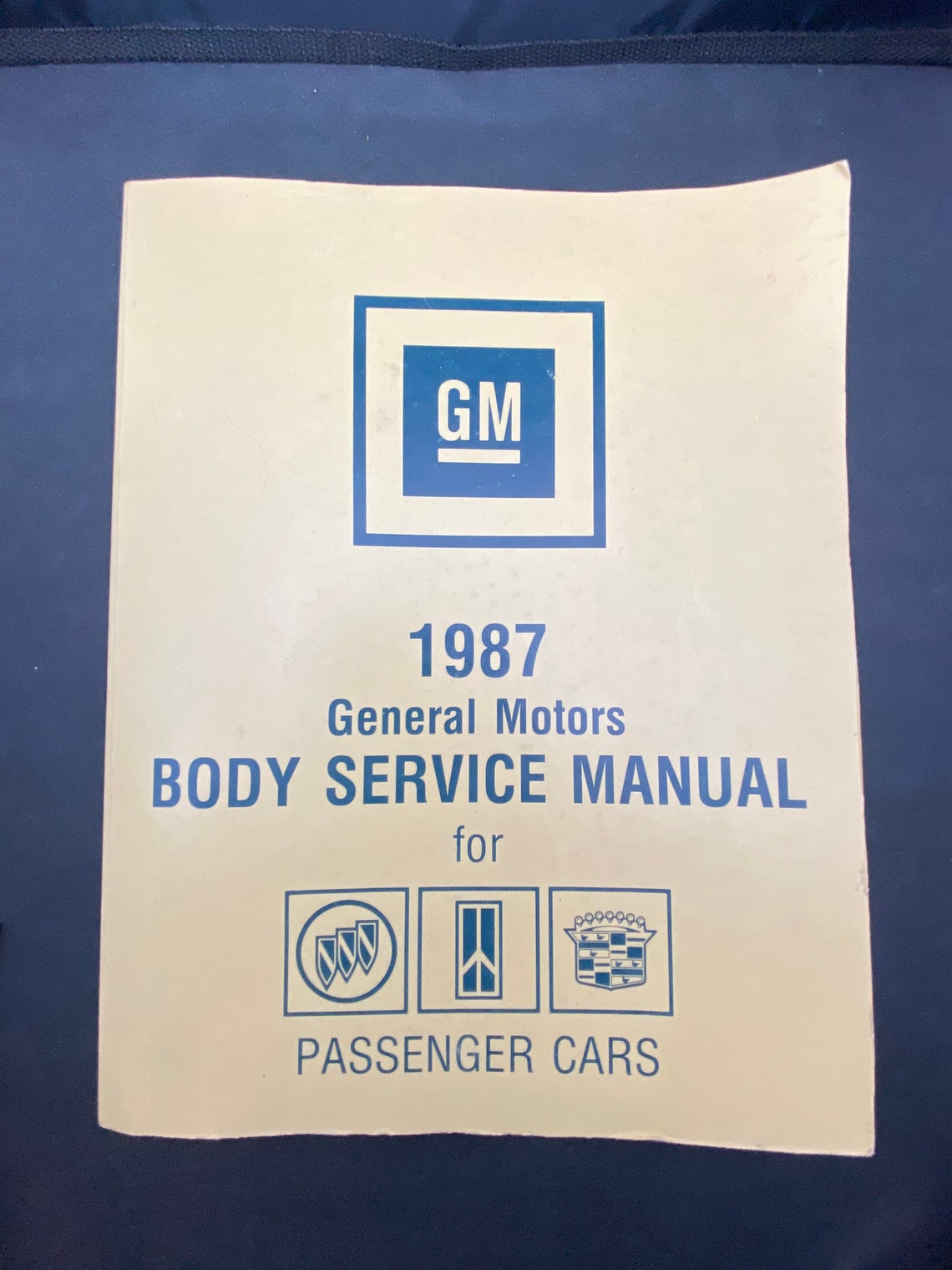 1987 General Motors Body Service Manual for Passenger Cars / Etsy