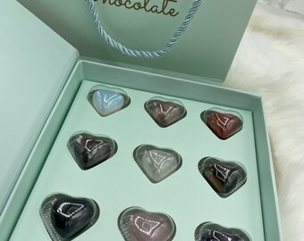 Crystal Heart Box Etsy Crystal Heart Box Etsy