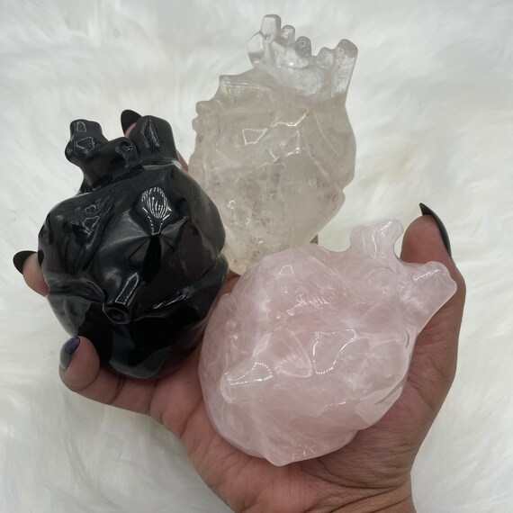 Anatomical Heart Crystal Carving Obsidian Anatomical Gemstone Etsy Anatomical Heart Crystal Carving Obsidian Anatomical Gemstone Etsy