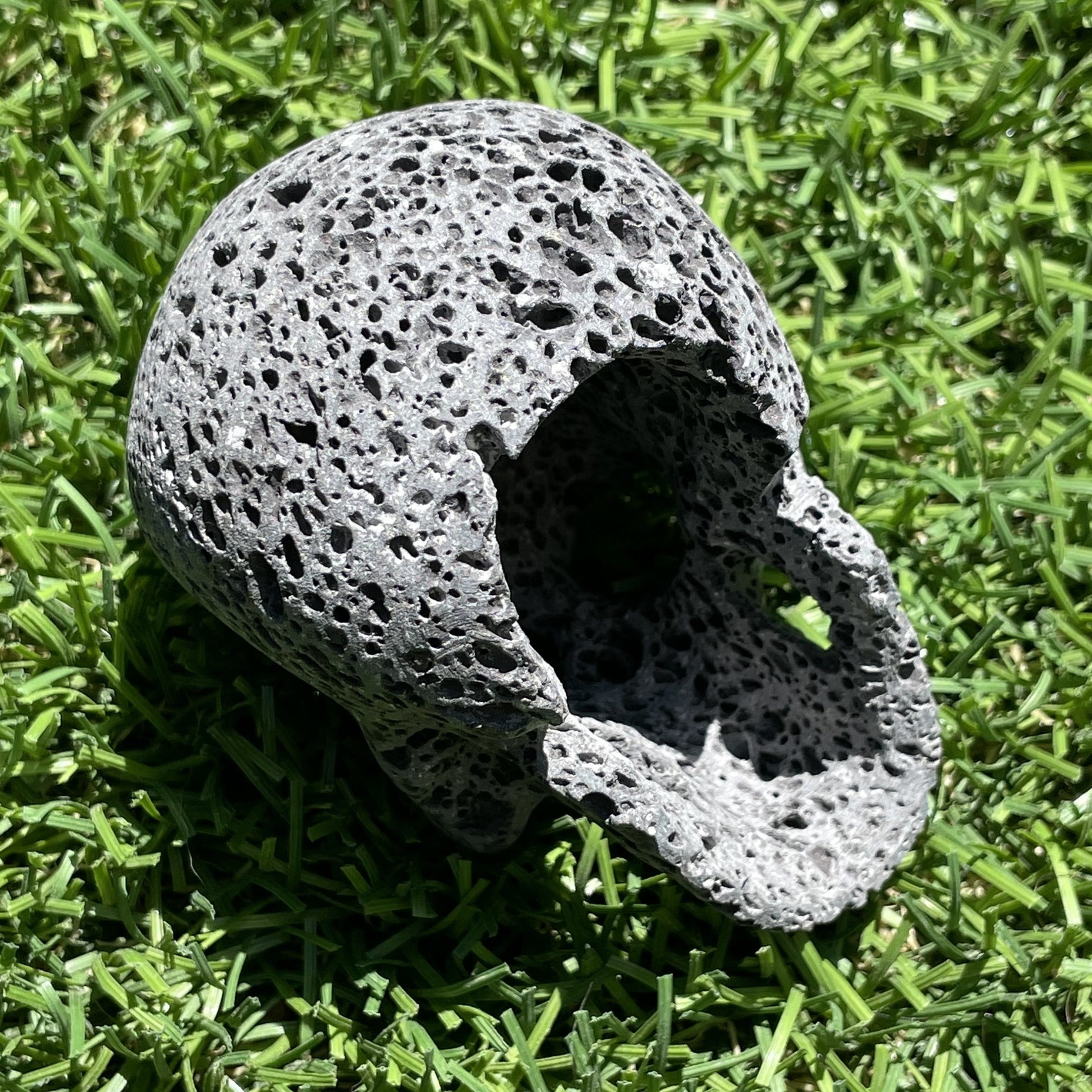 Mini cráneo de lava ahuecado | Etsy