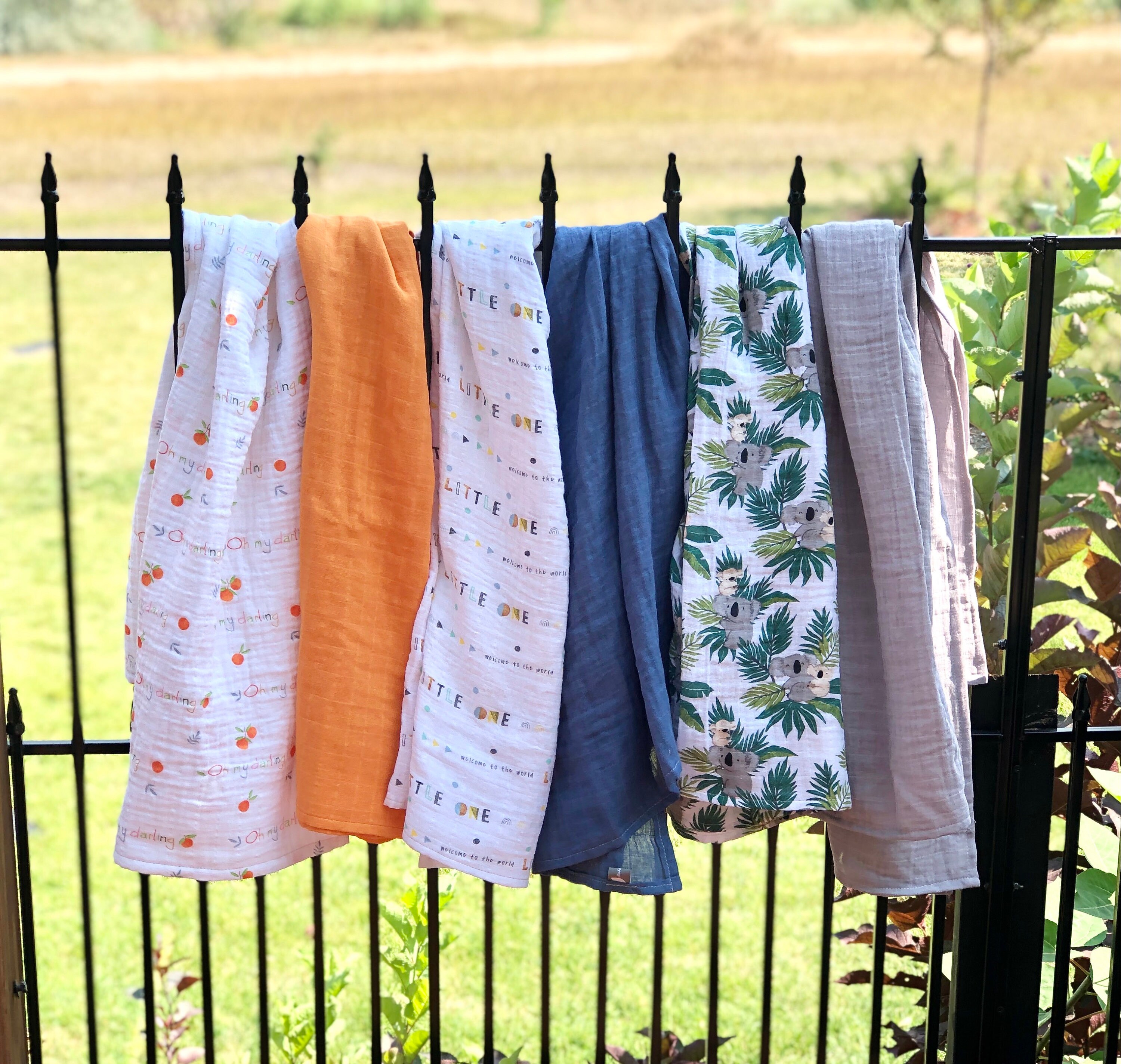 Muslin Cotton Baby Swaddle Blankets 47x47 Gauze Cotton Etsy UK