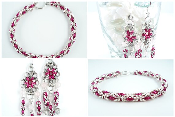 Pink Sapphire Earring