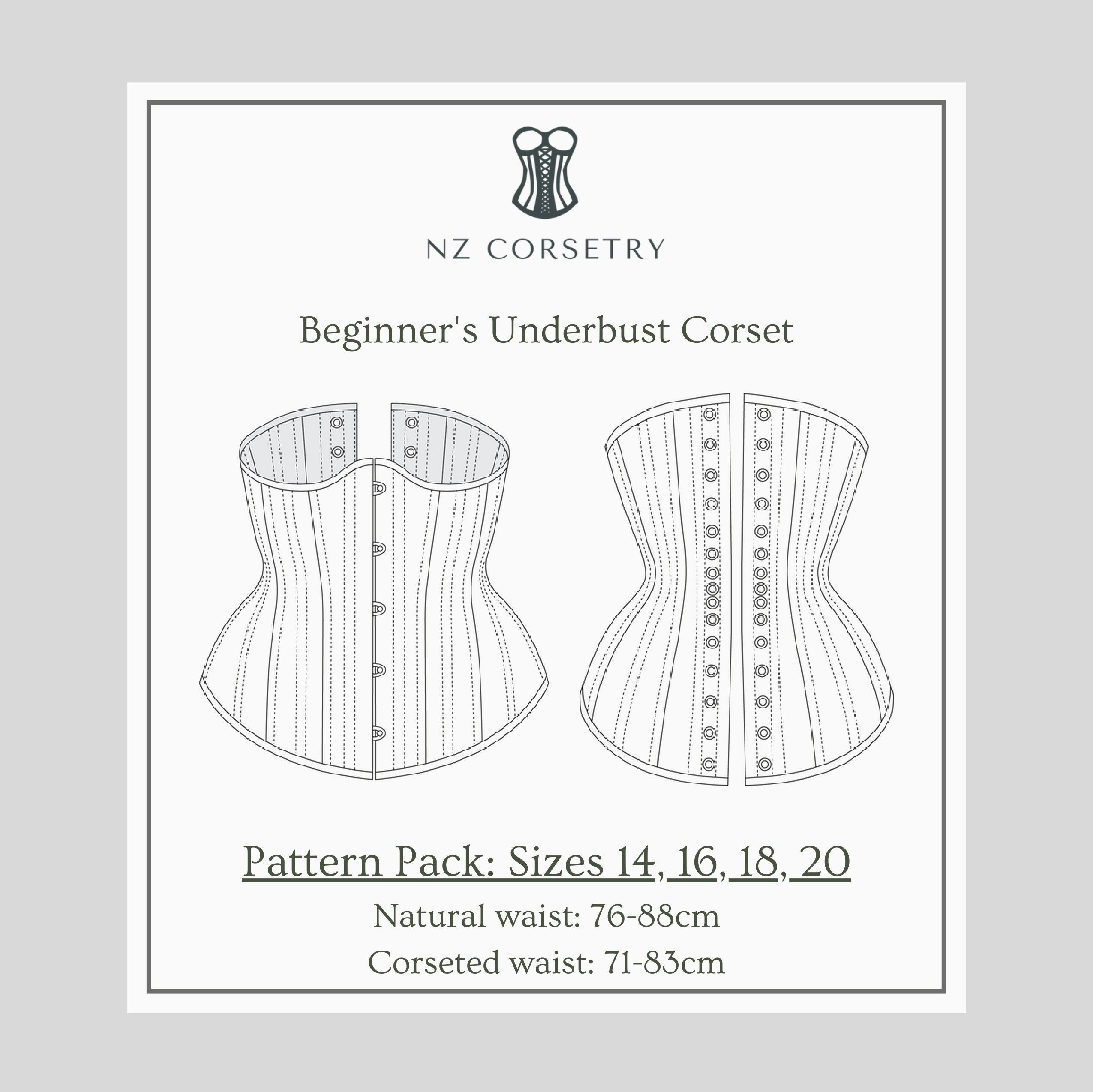tutorial boning placement on corset pattern