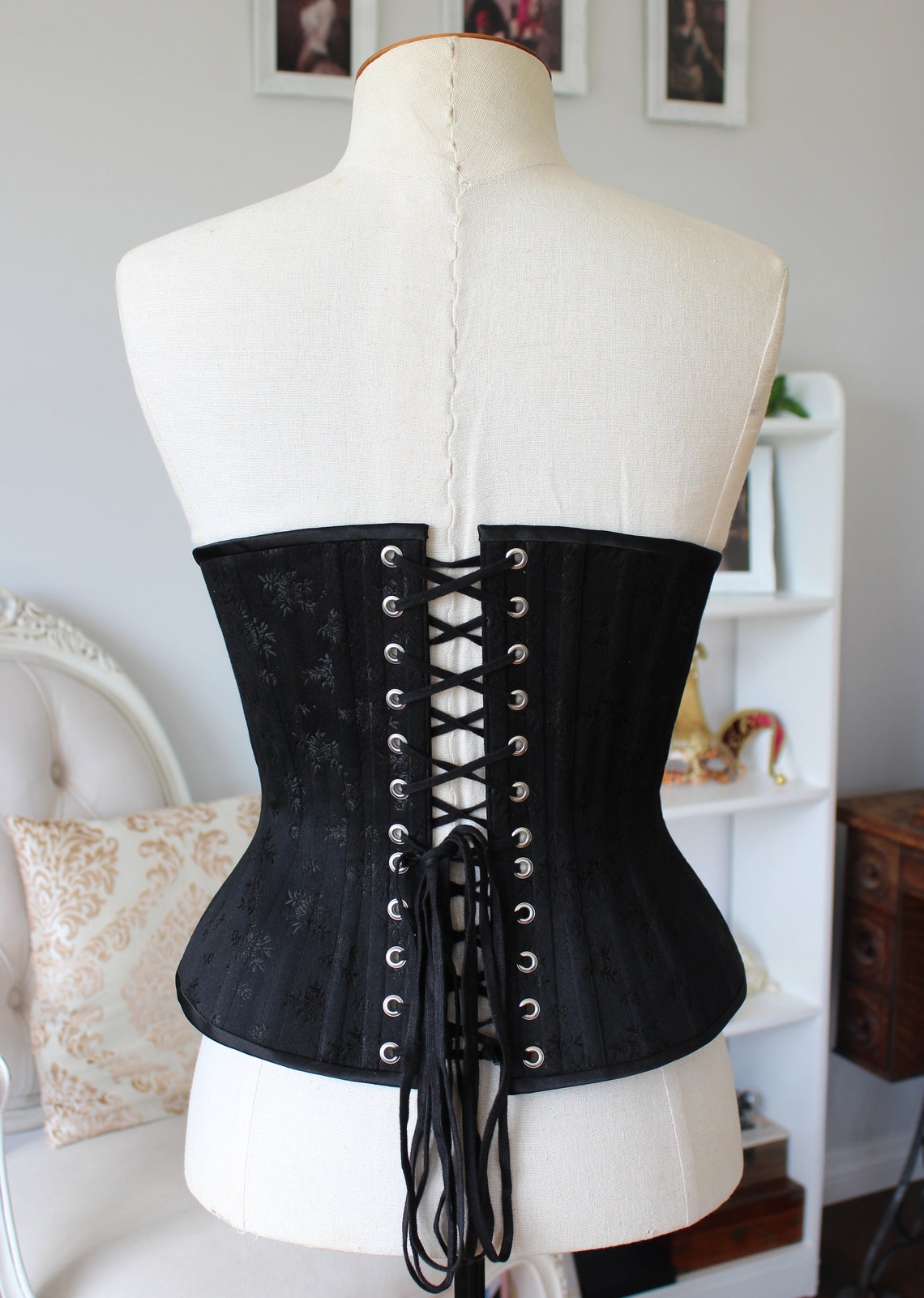 Simple Underbust Corset Pattern PDF modest waist reduction Etsy