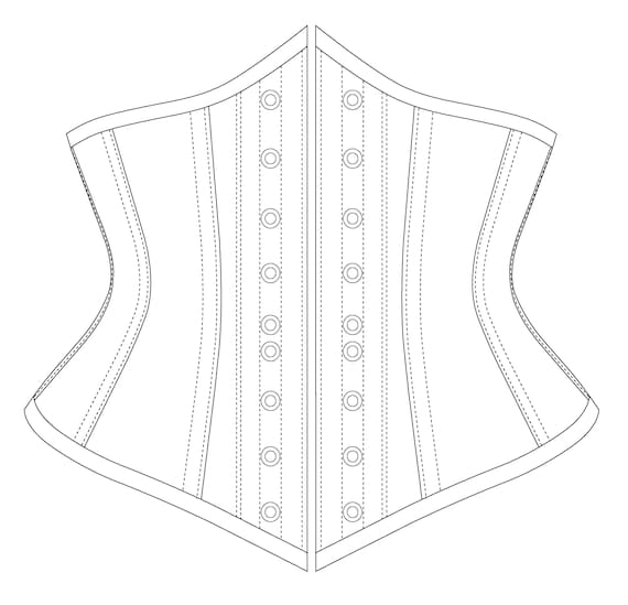 Coset Making Tutorial: How To Dratf A CORSET CINCHED WAIST