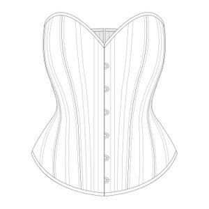 Basic Overbust Corset Pattern PDF