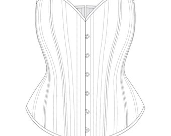 Patron de corset de base PDF