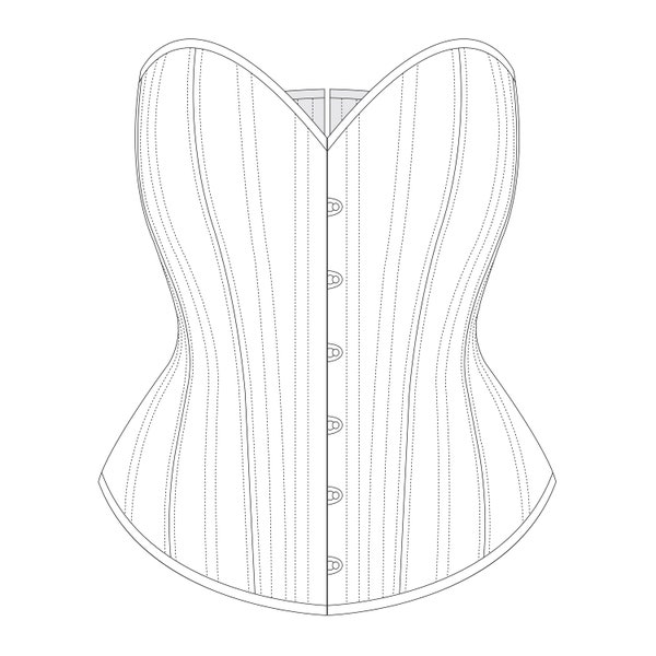 Patron de corset de base PDF