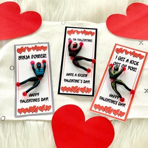 Ninja Themed Valentines Instant Download || Print at Home Valentines || DIY Valentin's Day