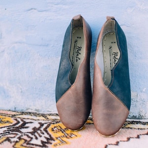 LU Loafers | Leather Shoes | Handmade Shoes | Women&#39;s Mules | Black & Brown Loafers | Black Slippers | Slip on Shoes | Flats | Moccasins