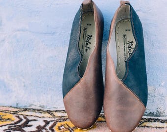 Mocassins LU | Chaussures en cuir | Chaussures faites main | Mules pour femmes | Mocassins noirs et bruns | Pantoufles noires | Chaussures à enfiler | Appartements | Mocassins