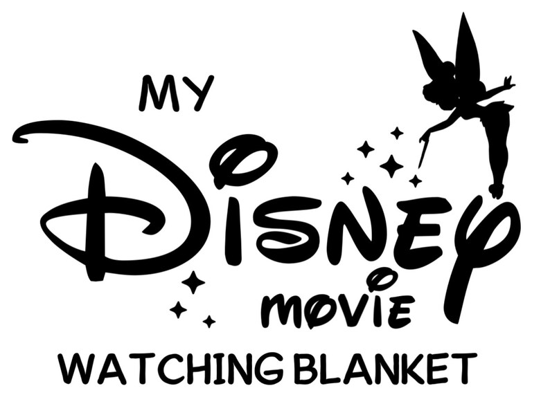 Disney Movie Watching Blanket SVG Etsy