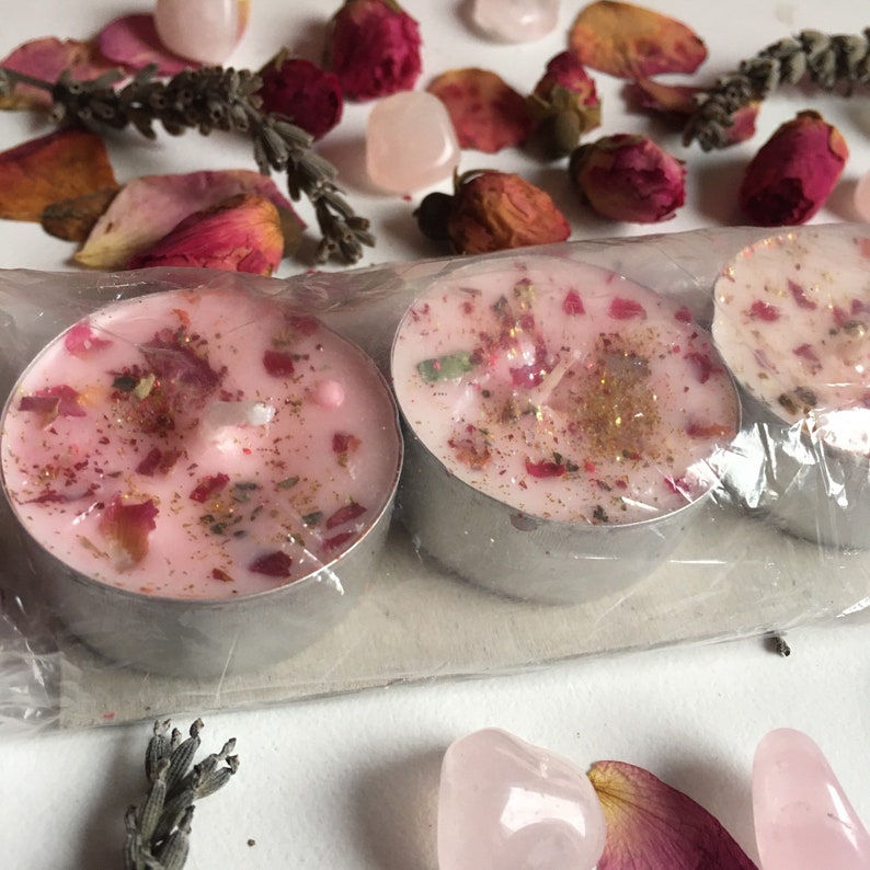 Set of 4 candles offering to the goddess aphrodite/Aphrodite Etsy