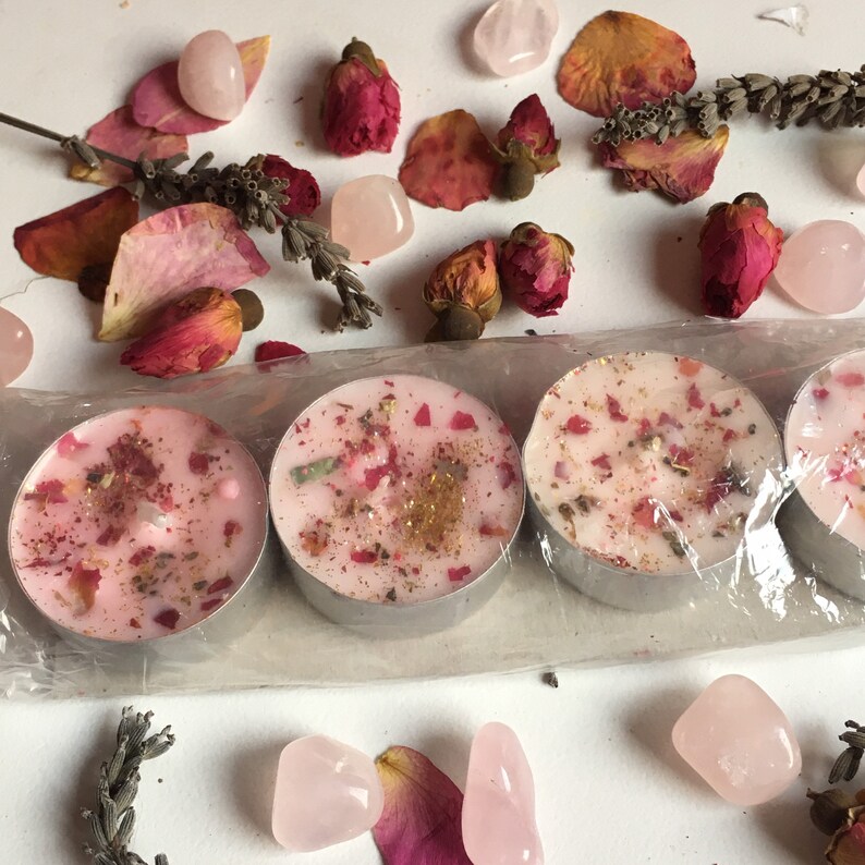 Set of 4 candles offering to the goddess aphrodite/Aphrodite Etsy