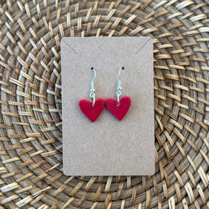 Red Hearts Earrings