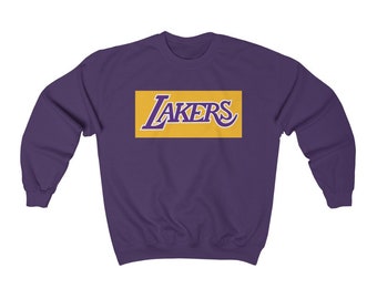purple lakers sweatshirt