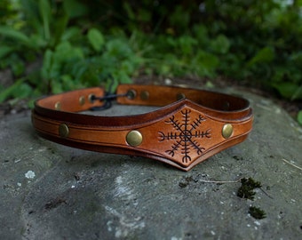 Leather Viking Tiara, Leather Crown Norse