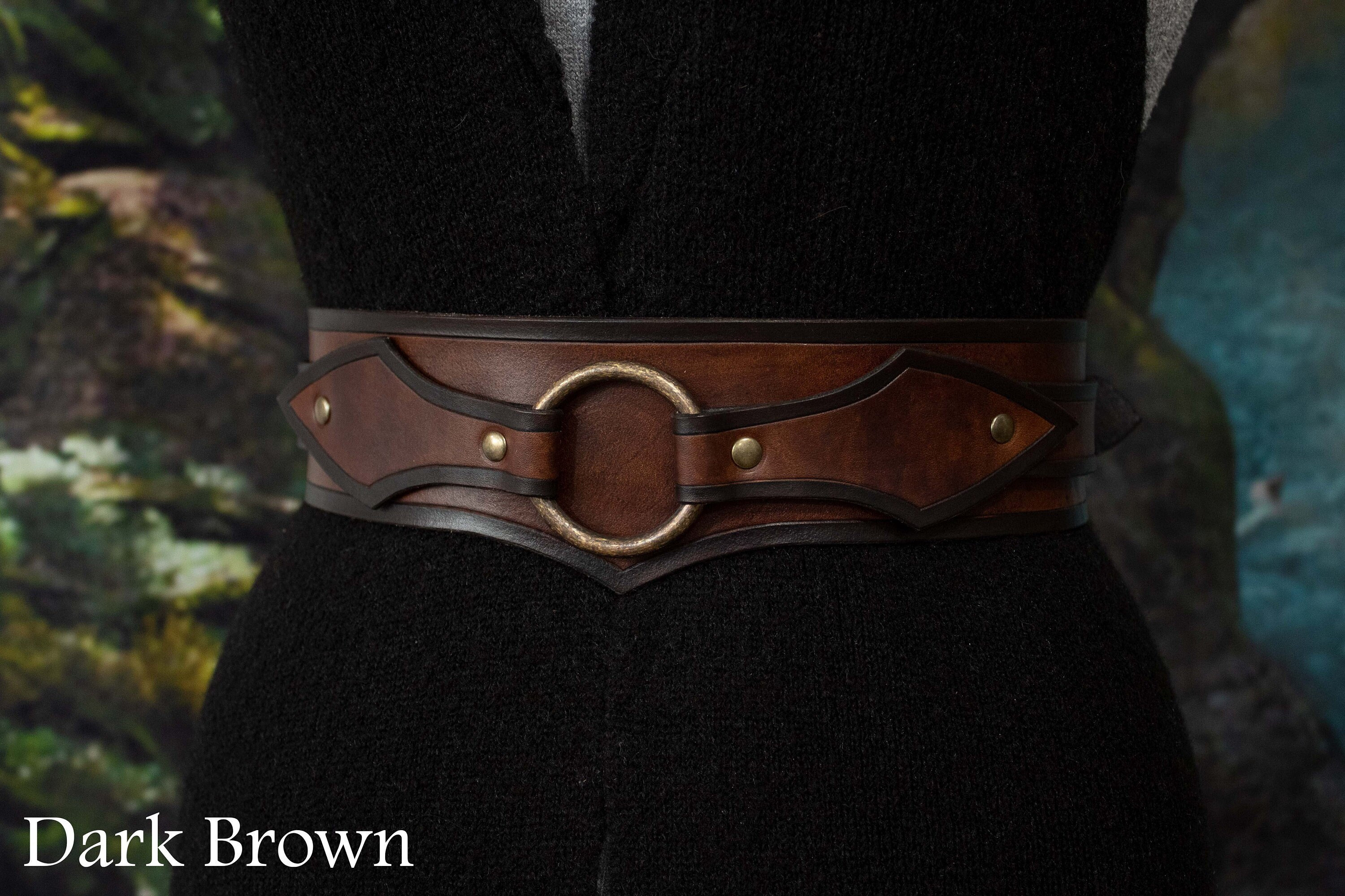 Medieval Leather Belt, Larp Kidney Belt, Waist Cincher, Corset - Etsy