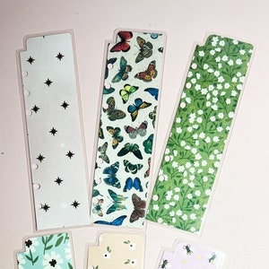 Bookmark Top Tab Divider- Planner Bookmark- Planner Top Tab-pocket rings- personal rings