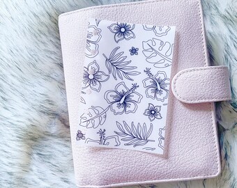 Floral Vellum Dashboard - Minimal Dashboard - Planner Dashboard