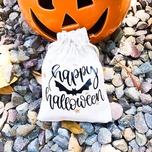 Halloween Favor Bag-  Spooky Gift  Bags - Kids Halloween Party Candy Bag