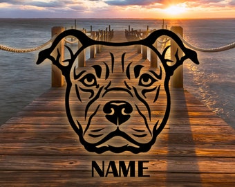 Personalized Pitbull Decal